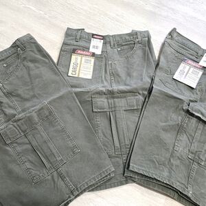 Dickies Olive Green Cargo Shorts #3 Pair